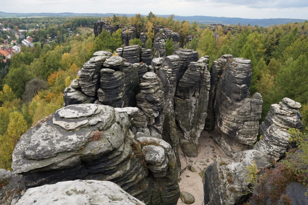 Tisa Rock labyrinth formations in Bohemian-Saxon Switzerland, Czech Republic – famous filming location for the Narnia movie