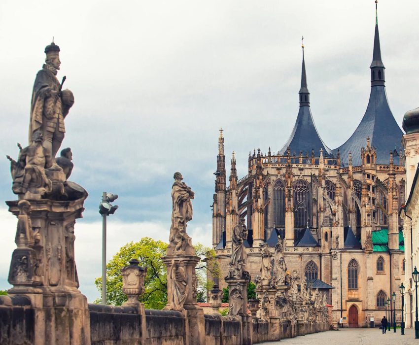 Panoramic view of Kutná Hora old town