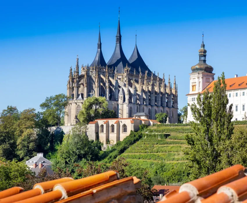 Visit the stunning St Barbara Cathedral in Kutná Hora.